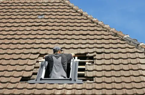 Pose de velux - Bourret